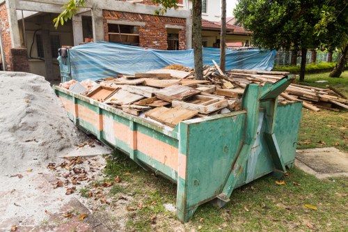 Haringey waste collection truck in action